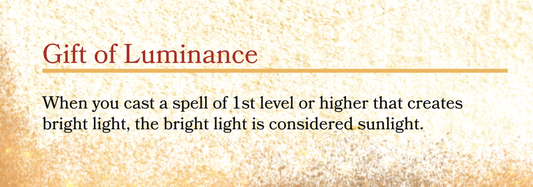 Gift of Luminance - A D&D 5e Warlock Invocation for Better Lights