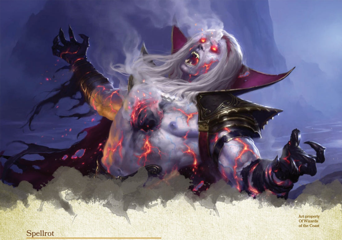 Spellrot: 10th Level Spell - For Those Who grow Tired of Magic in D&D 5e