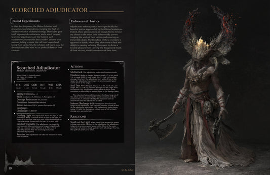 Scorched Adjudicator - A New Monster from Steinhardt's Guide to the Eldritch Hunt