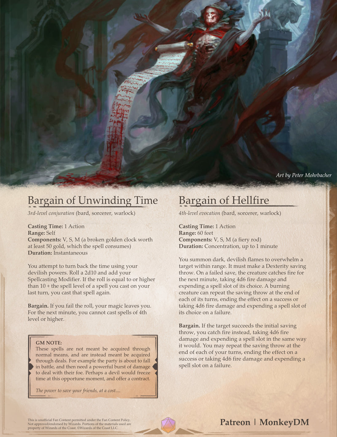 D&D 5e Bargain Spells- Make Deals with the Devil to Access these Powers, But Beware the Consequences