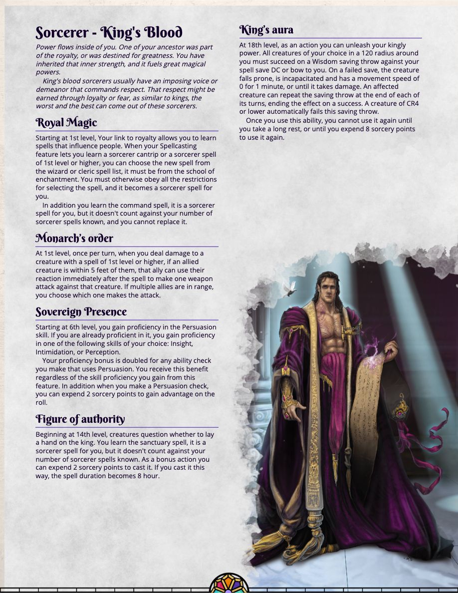 Sorcerer - King's Blood