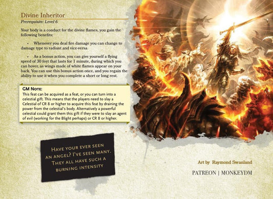 Divine Inheritor - A Holy Feat for D&D 5e